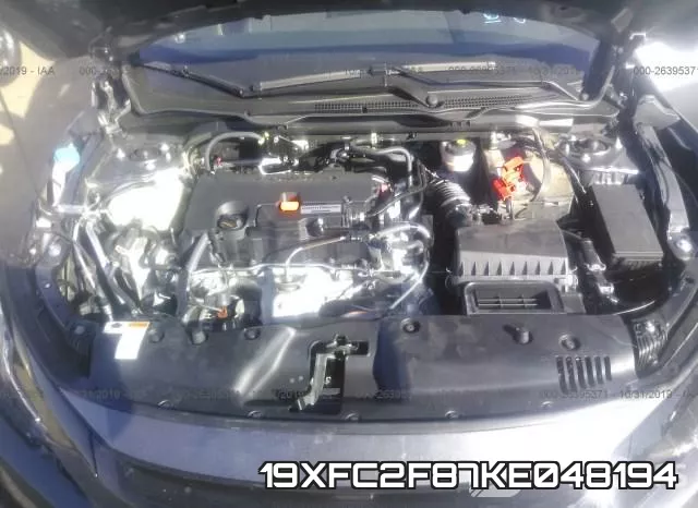 19XFC2F87KE048194 фото 2