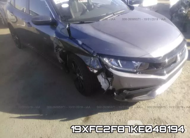 19XFC2F87KE048194 фото 7