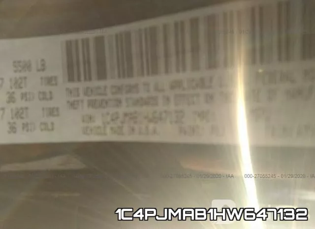 1C4PJMAB1HW647132 фото 10