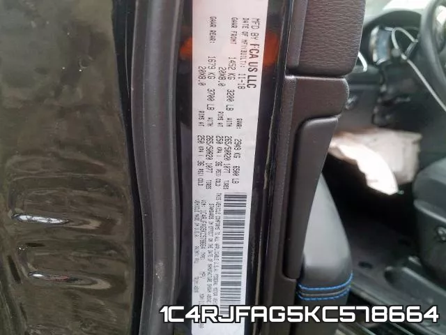 1C4RJFAG5KC578664 фото 2