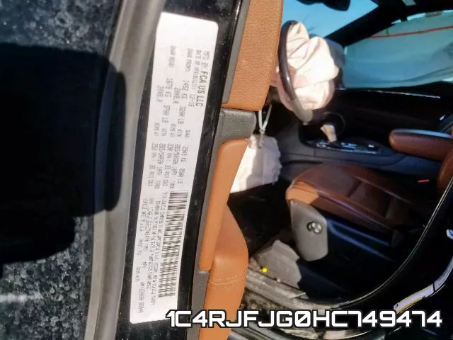 1C4RJFJG0HC749474 фото 2