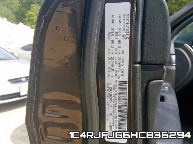 1C4RJFJG6HC836294 фото 2