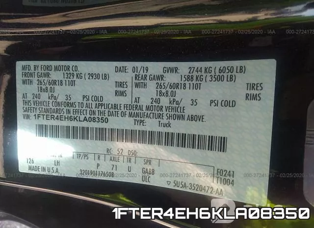 1FTER4EH6KLA08350 фото 10