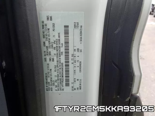 1FTYR2CM5KKA93205 фото 2