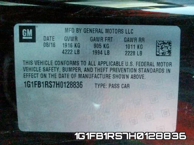 1G1FB1RS7H0128836 фото 2