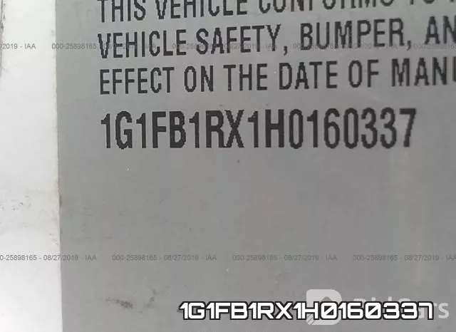 1G1FB1RX1H0160337 фото 10