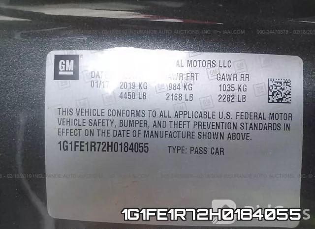 1G1FE1R72H0184055 фото 10