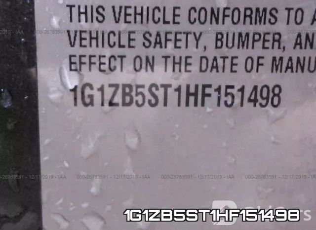 1G1ZB5ST1HF151498 фото 10