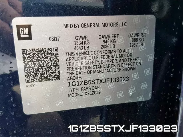 1G1ZB5STXJF133023 фото 2