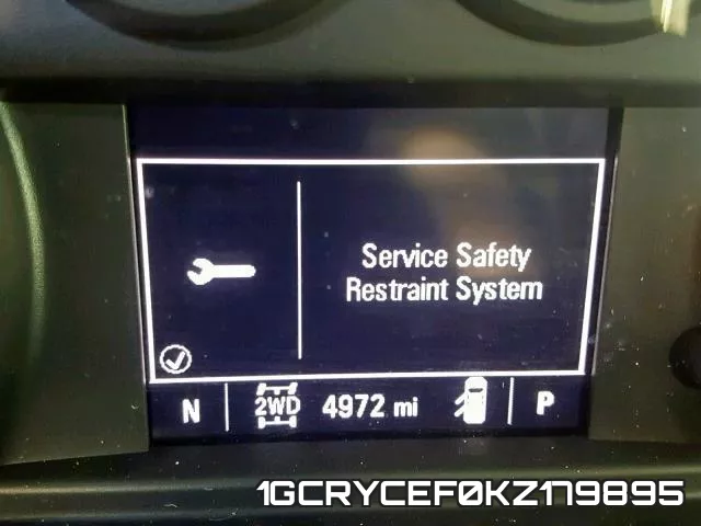 1GCRYCEF0KZ179895 фото 9