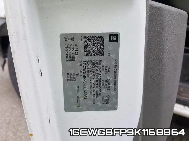 1GCWGBFP3K1168864 фото 2