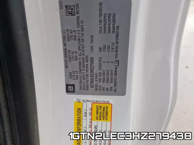 1GTN2LEC3HZ279438 фото 2