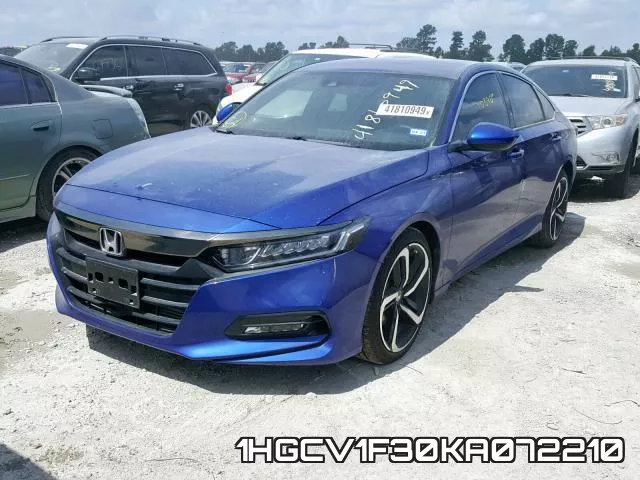 1HGCV1F30KA072210 фото 3