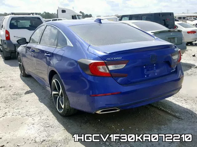 1HGCV1F30KA072210 фото 4