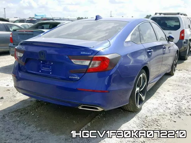 1HGCV1F30KA072210 фото 5