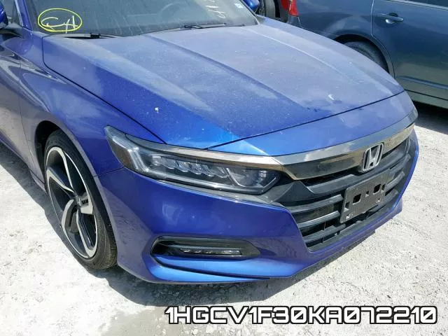 1HGCV1F30KA072210 фото 10