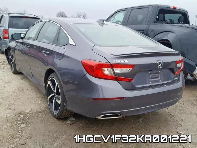 1HGCV1F32KA001221 фото 4