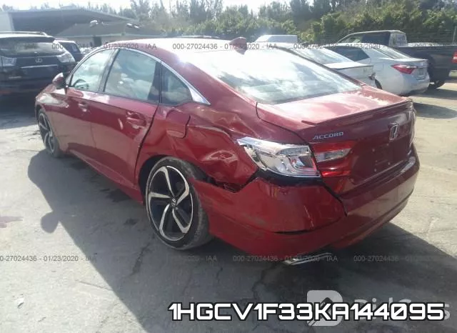 1HGCV1F33KA144095 фото 4