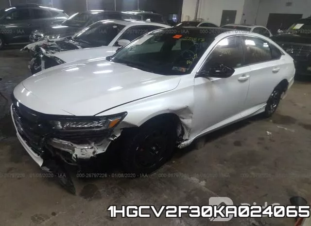 1HGCV2F30KA024065 фото 3