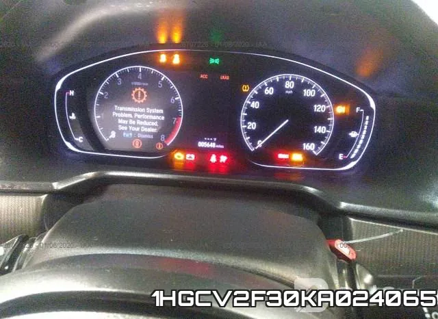 1HGCV2F30KA024065 фото 8