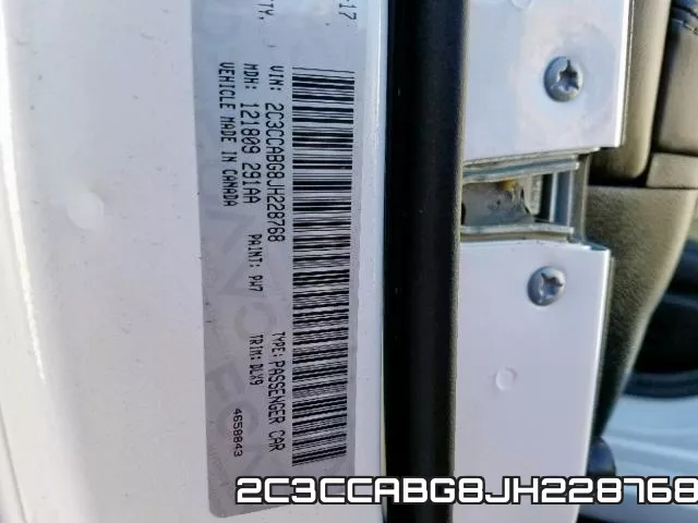 2C3CCABG8JH228768 фото 2