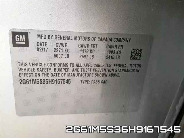 2G61M5S36H9167545 фото 2