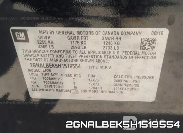 2GNALBEK5H1519554 фото 10