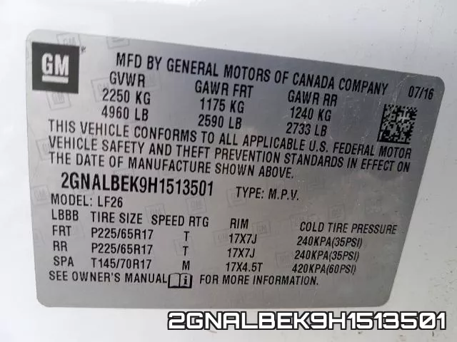 2GNALBEK9H1513501 фото 2