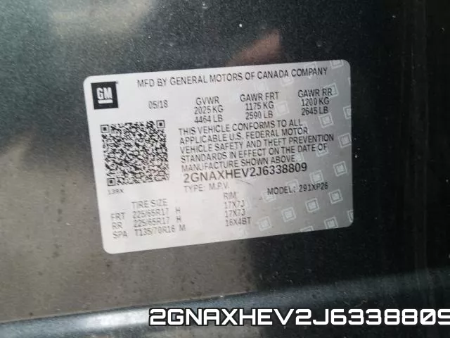 2GNAXHEV2J6338809 фото 2