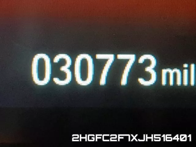 2HGFC2F7XJH516401 фото 9