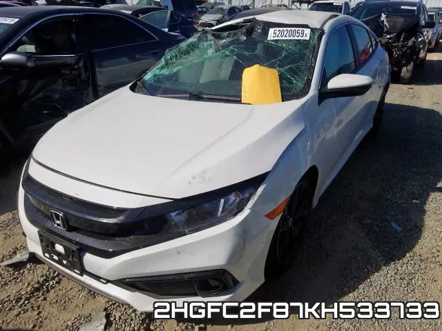 2HGFC2F87KH533733 фото 3