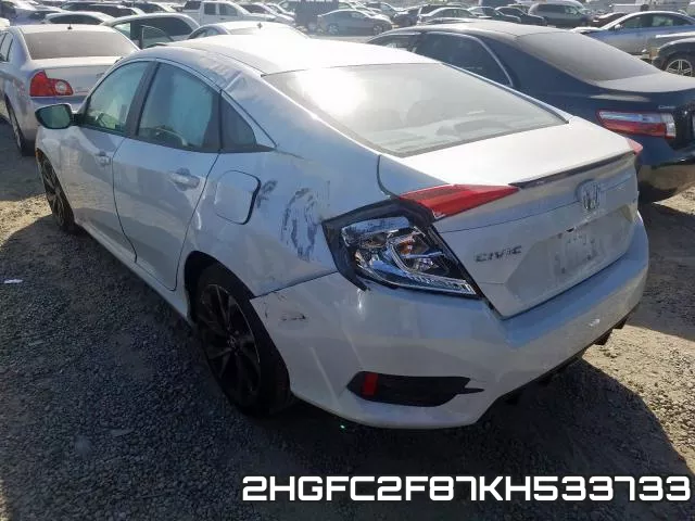 2HGFC2F87KH533733 фото 4