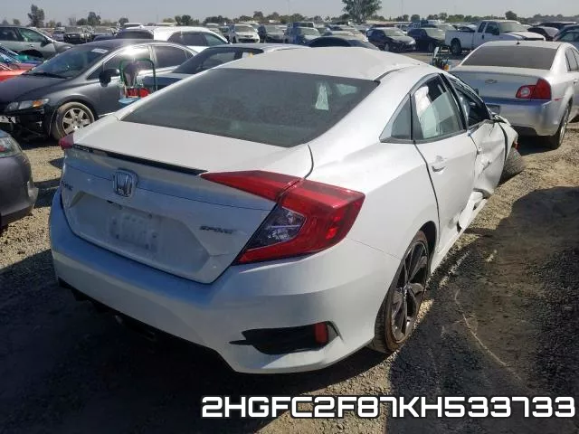 2HGFC2F87KH533733 фото 5