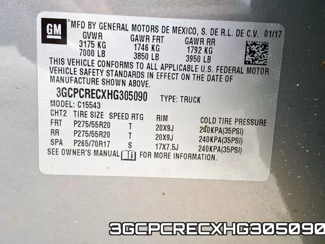 3GCPCRECXHG305090 фото 2