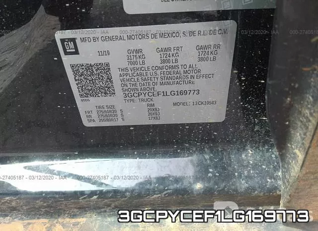 3GCPYCEF1LG169773 фото 10