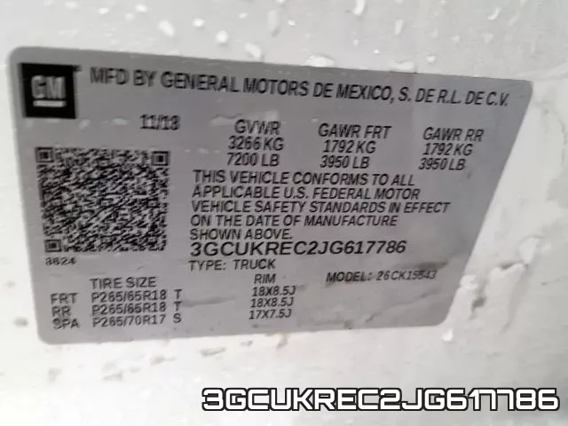 3GCUKREC2JG617786 фото 2