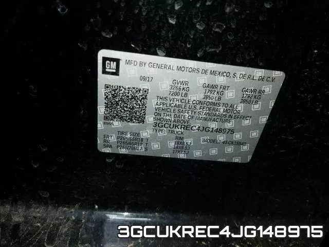 3GCUKREC4JG148975 фото 2