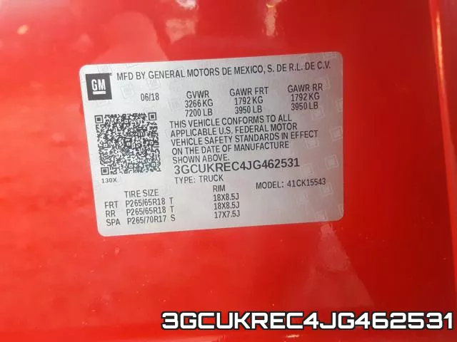 3GCUKREC4JG462531 фото 2