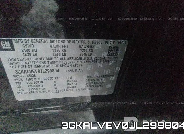 3GKALVEV0JL299804 фото 10