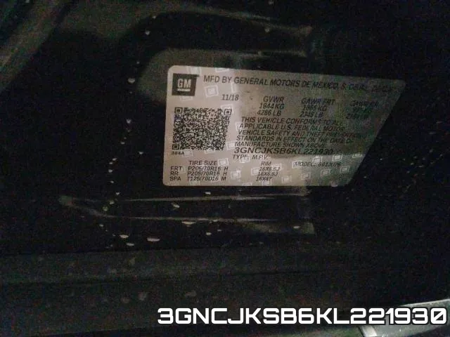 3GNCJKSB6KL221930 фото 2