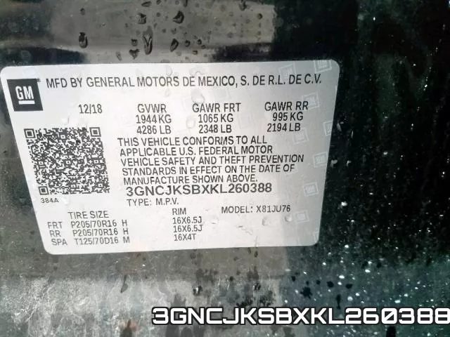 3GNCJKSBXKL260388 фото 2