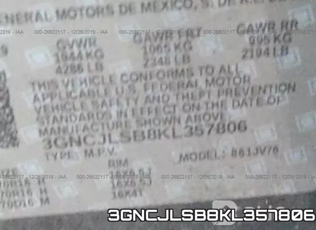 3GNCJLSB8KL357806 фото 10