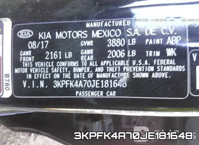 3KPFK4A70JE181648 фото 10