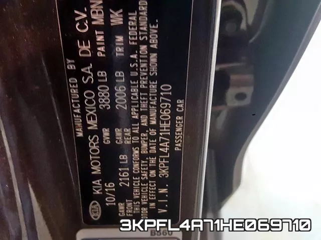 3KPFL4A71HE069710 фото 2