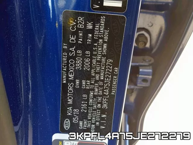 3KPFL4A75JE272279 фото 2