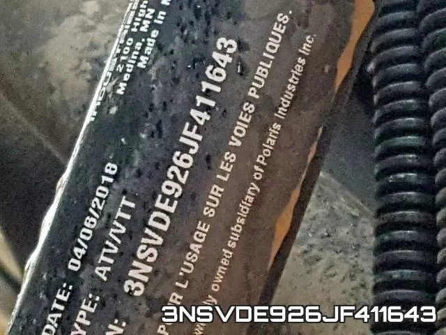 3NSVDE926JF411643 фото 2