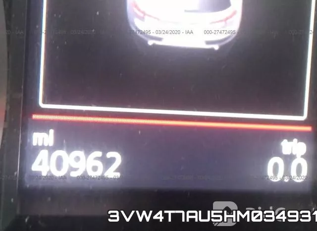 3VW4T7AU5HM034931 фото 8