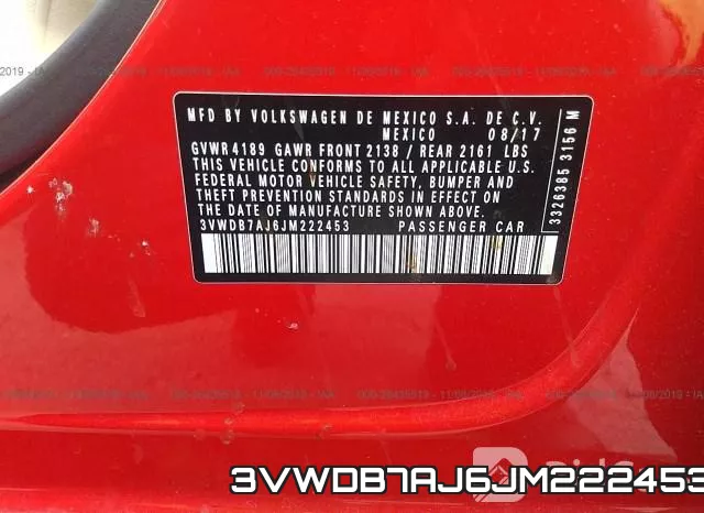 3VWDB7AJ6JM222453 фото 10