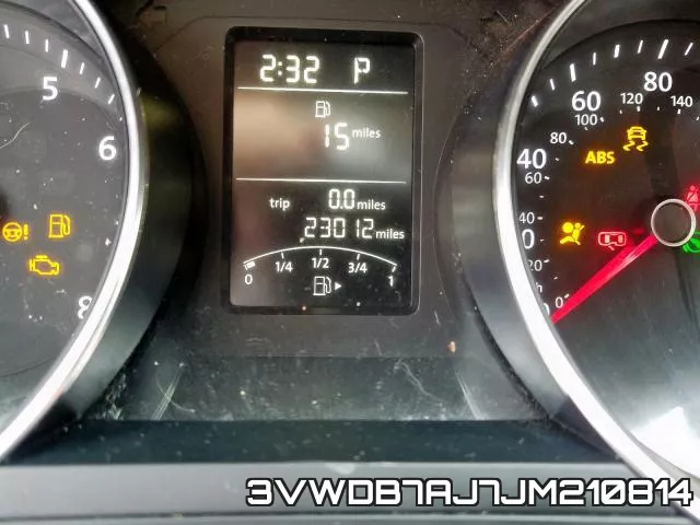 3VWDB7AJ7JM210814 фото 9