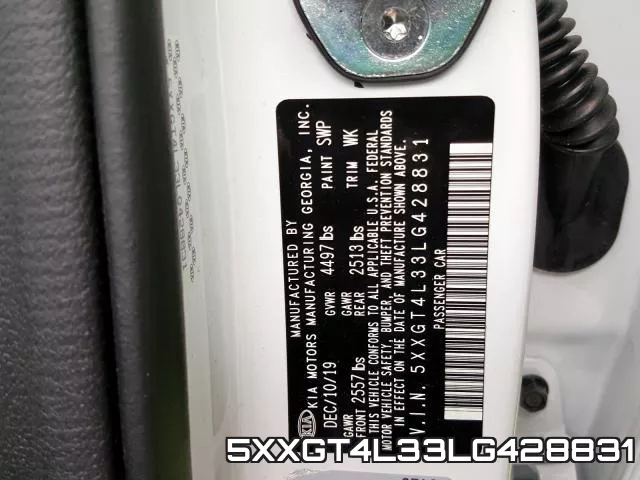 5XXGT4L33LG428831 фото 2